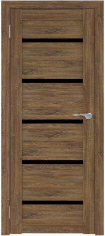 Межкомнатная дверь Экошпон Бона М01 (ч) Дуб Стирлинг