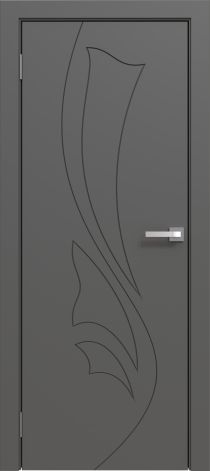 Межкомнатная дверь эмалированная Эмаль ПГ-4 Графит