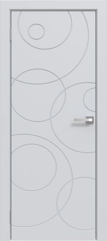 Межкомнатная дверь эмалированная Эмаль 18 Грей