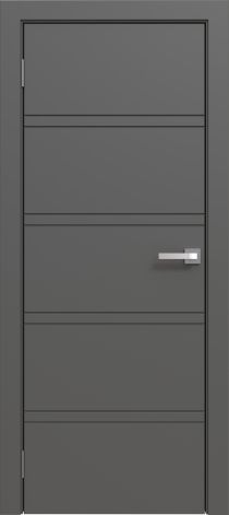 Межкомнатная дверь эмалированная Эмаль ПГ-24 Графит