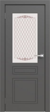 Межкомнатная дверь эмалированная Эмаль ПО-1 Графит