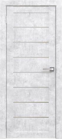 Межкомнатная дверь Экошпон Амати 1 Бетон снежный