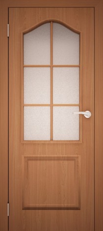 Межкомнатная дверь ламинированная Классик ПО Орех миланский