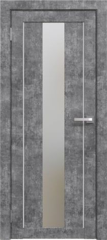 Межкомнатная дверь Экошпон Амати 5 Светлый бетон