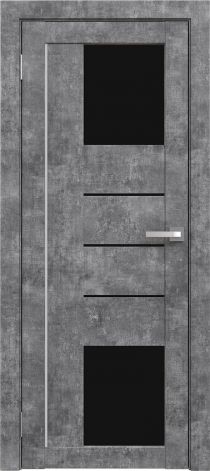 Межкомнатная дверь Экошпон Амати 21(ч) Светлый бетон