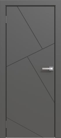 Межкомнатная дверь эмалированная Эмаль ПГ-26 Графит