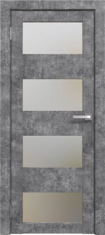 Межкомнатная дверь Экошпон Амати 2 Светлый бетон