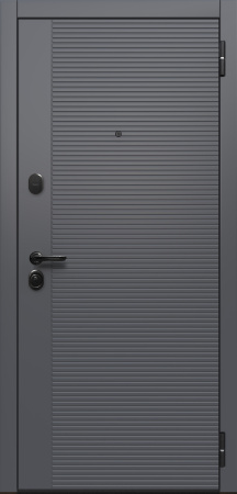 Входная дверь квартирная Бостон Бетон снежный Царга