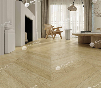 LVT плитка  Дуб Ваниль Селект Chevron ECO 20-2